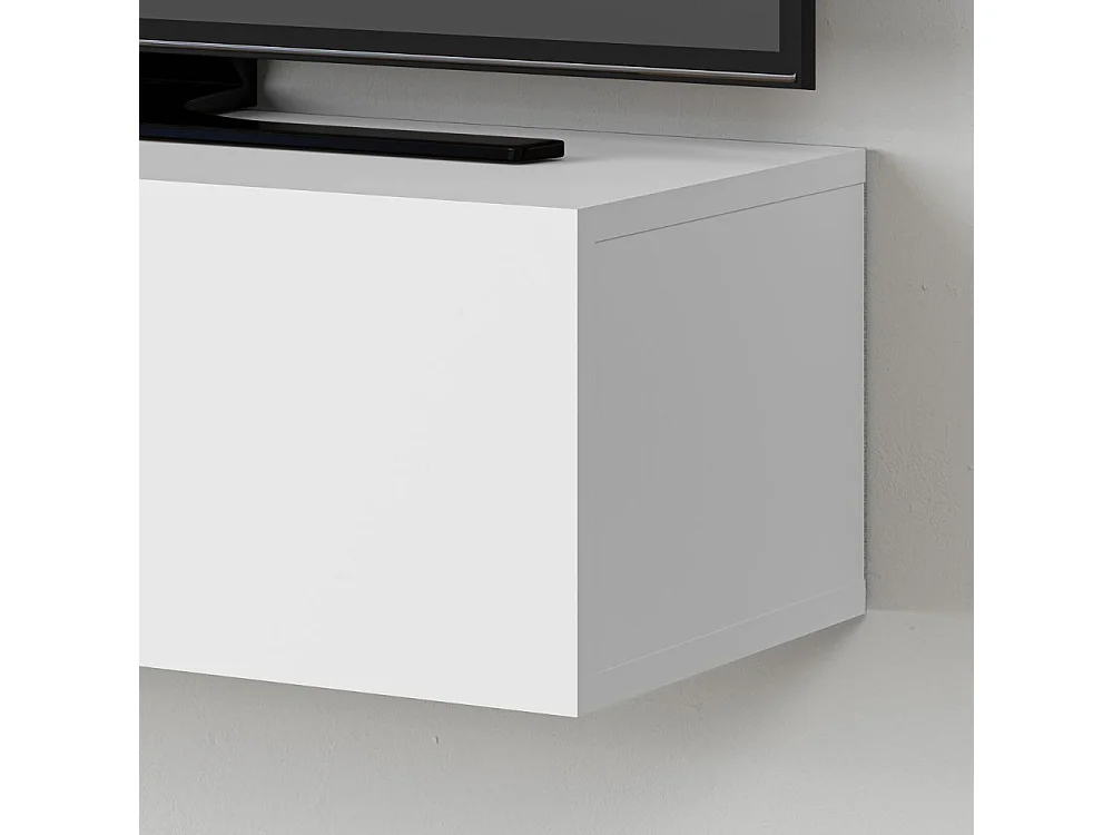 Mobile porta TV sospeso ante a ribalta Francy colore bianco