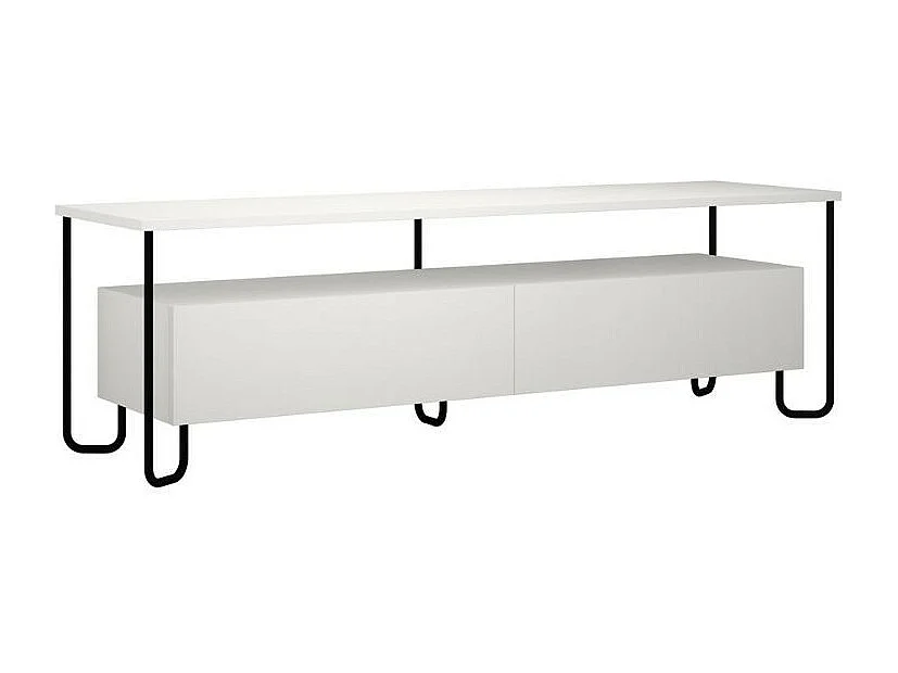 Mobile porta Tv due ante Cornea 150 cm colore bianco