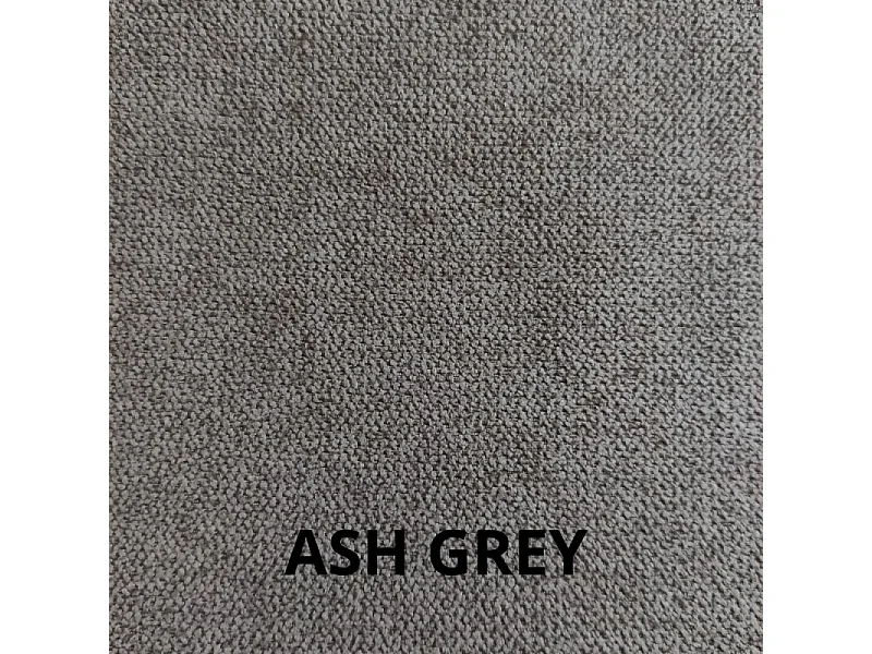 Letto singolo con contenitore Ascoli 102x210x110H tessuto colore ash grigio