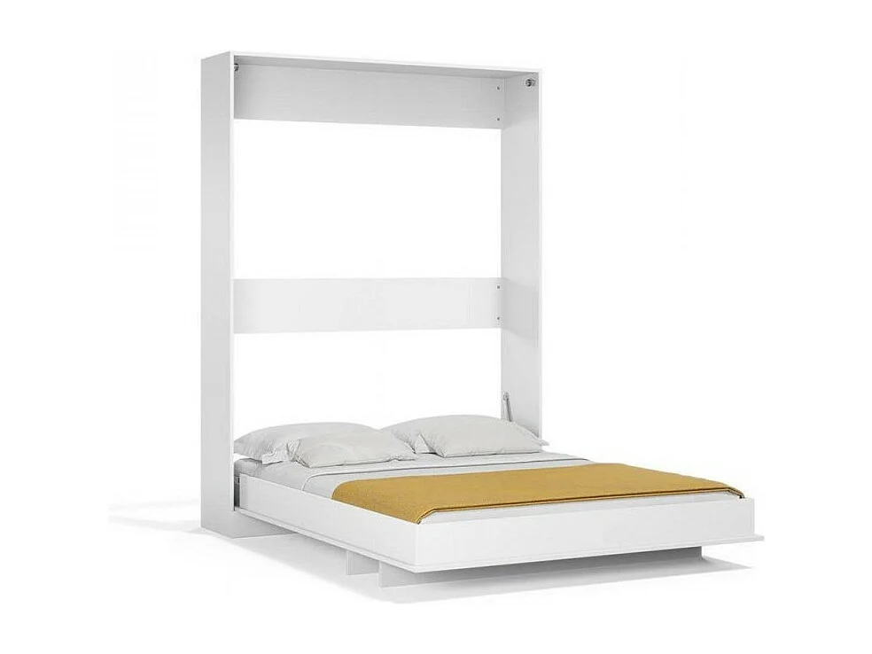 Letto matrimoniale a scomparsa Primer bianco 164x38x221H
