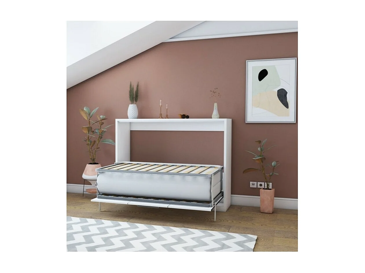 Letto matrimoniale a scomparsa Capsule colore bianco