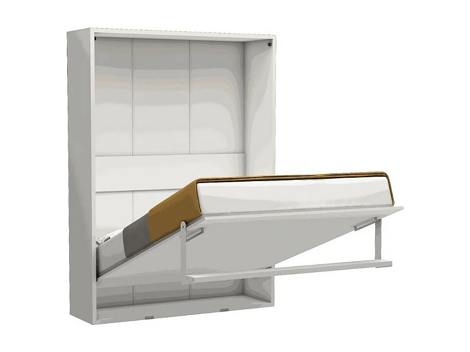 Letto matrimoniale a scomparsa Loft bianco