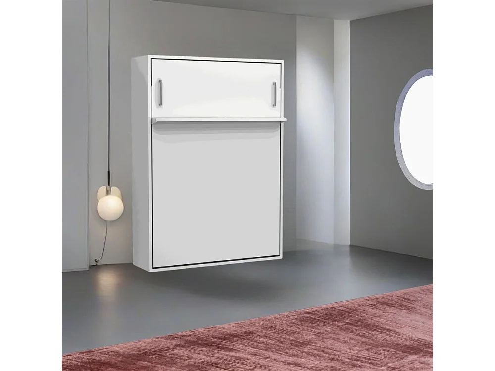Letto matrimoniale a scomparsa Loft bianco