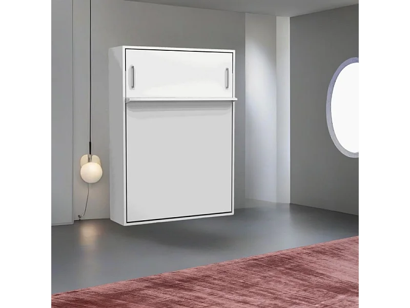 Letto matrimoniale a scomparsa Loft bianco