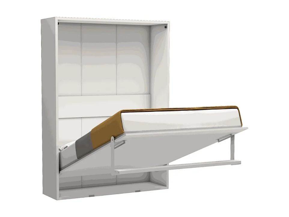 Letto matrimoniale a scomparsa Loft bianco