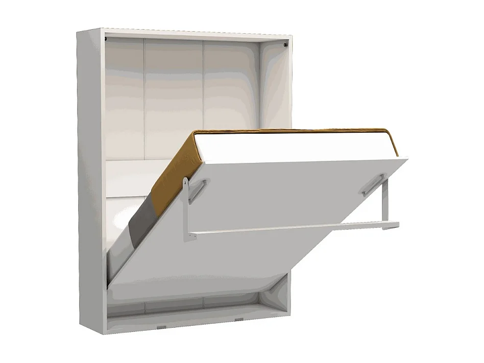 Letto matrimoniale a scomparsa Loft bianco