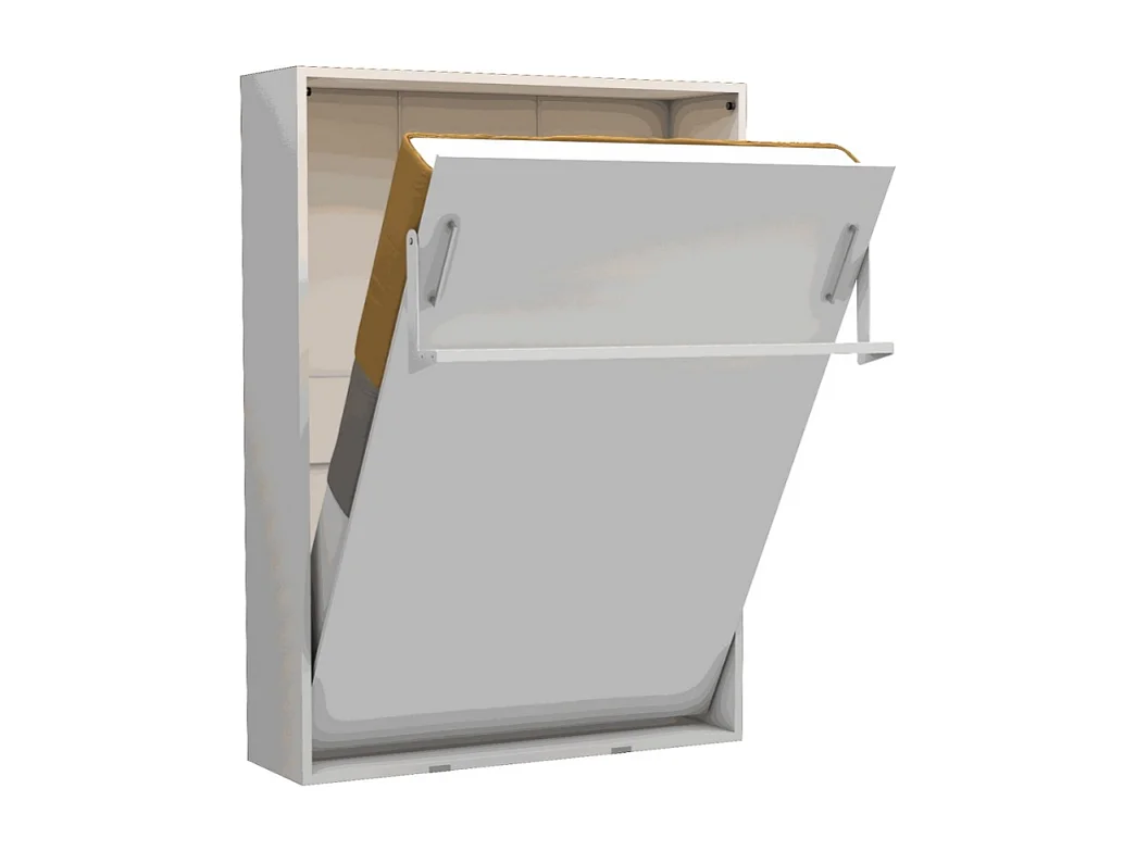 Letto matrimoniale a scomparsa Loft bianco