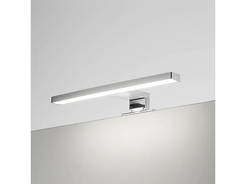 Lampada LED per bagno Kyra 300 mm colore cromato
