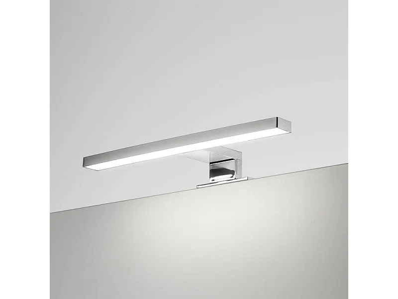 Lampada LED per bagno Kyra 300 mm colore cromato