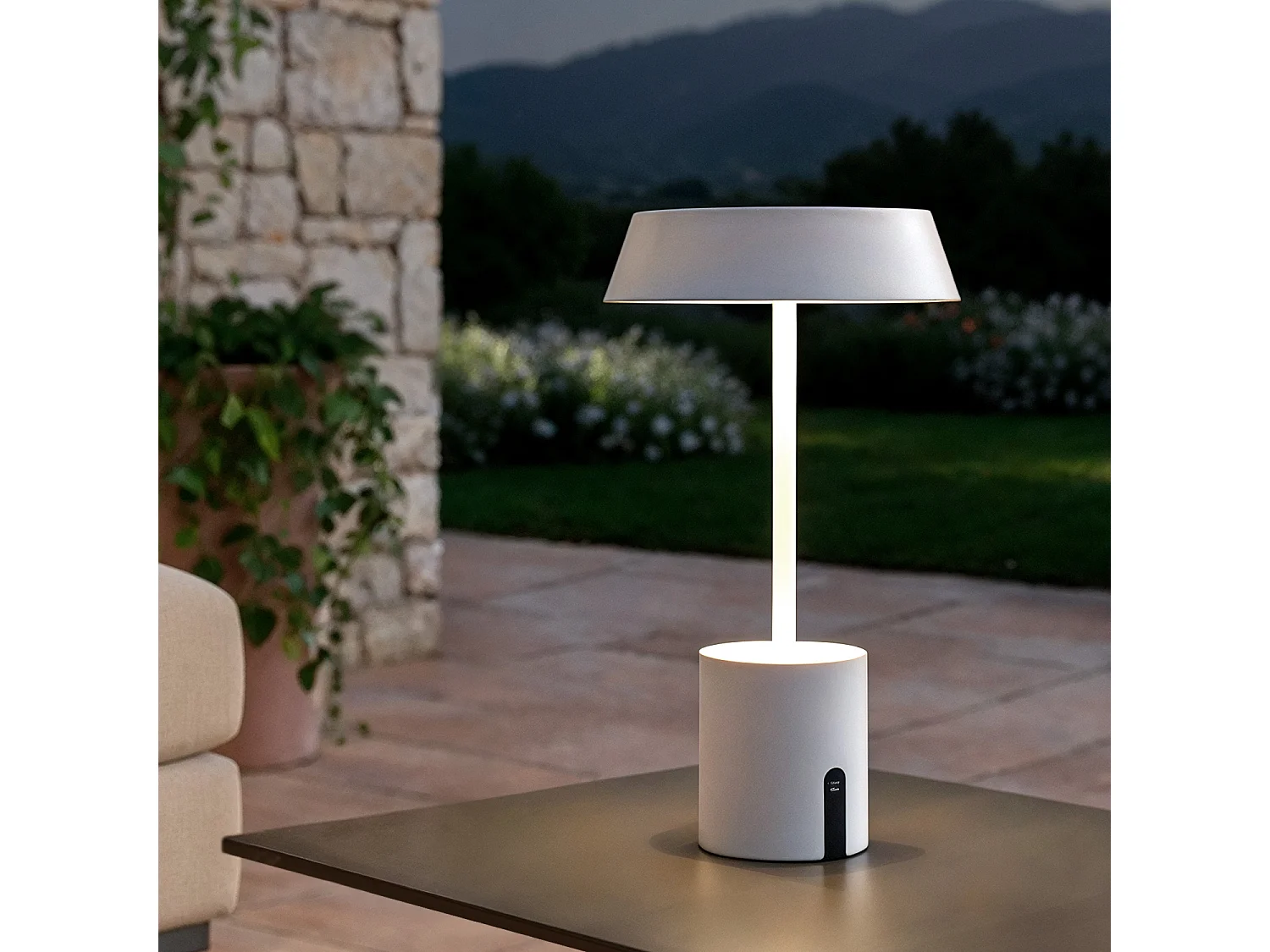 Lampe à Poser LED sans fil pour Extérieur Ula  Blanc