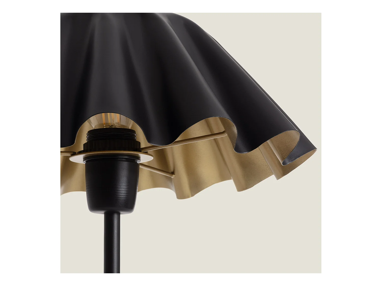 Lampada da Tavolo Metallo Nallur Nero