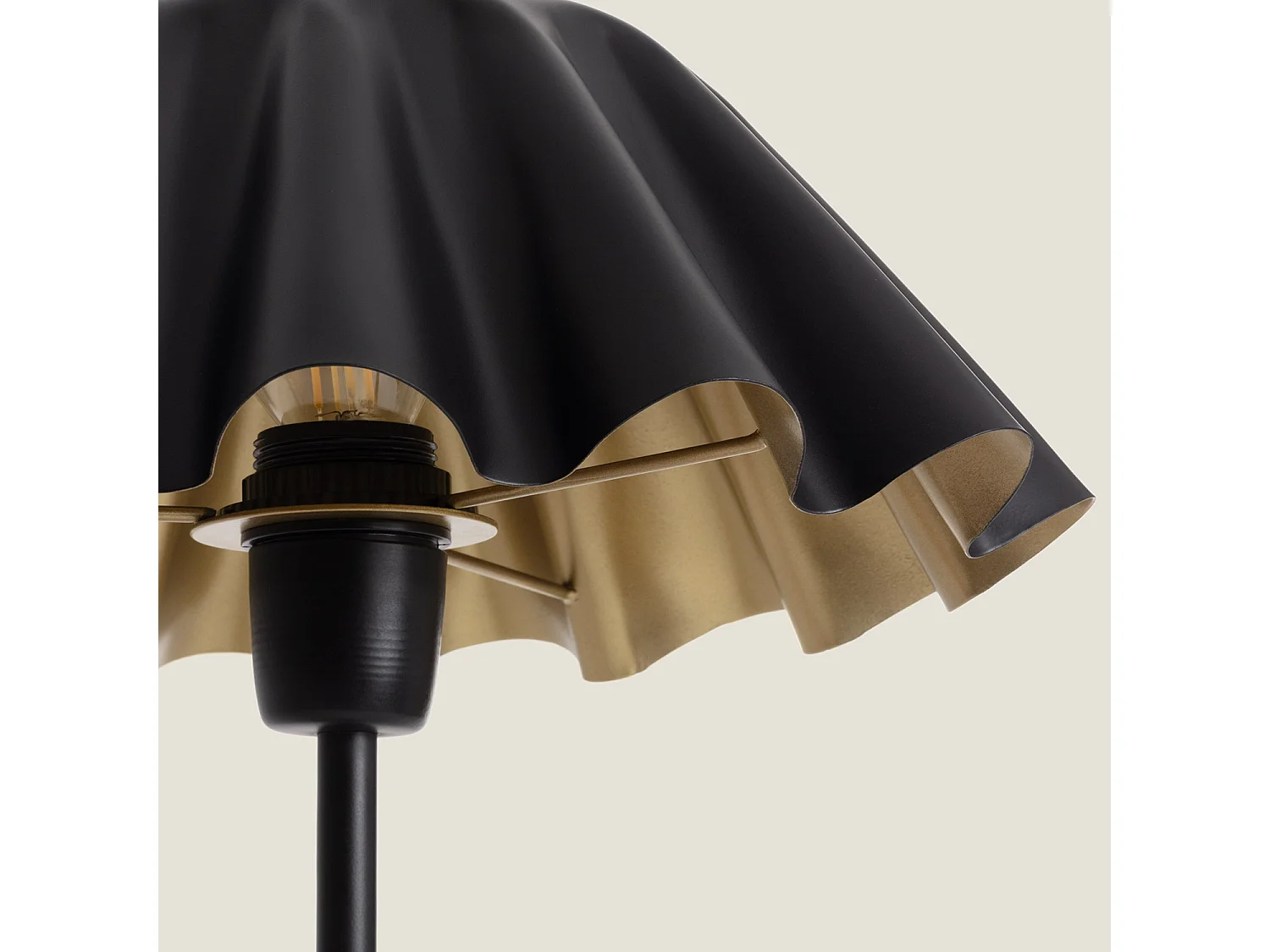 Lampada da Tavolo Metallo Nallur Nero