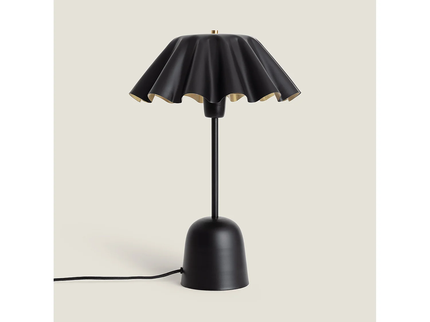 Lampada da Tavolo Metallo Nallur Nero