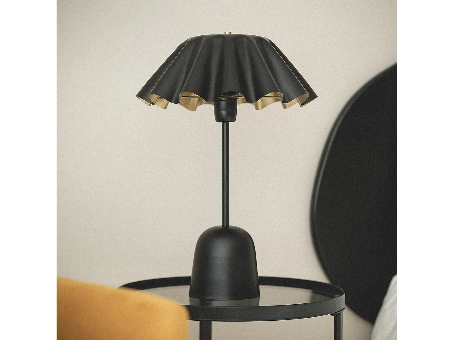 Lampada da Tavolo Metallo Nallur Nero