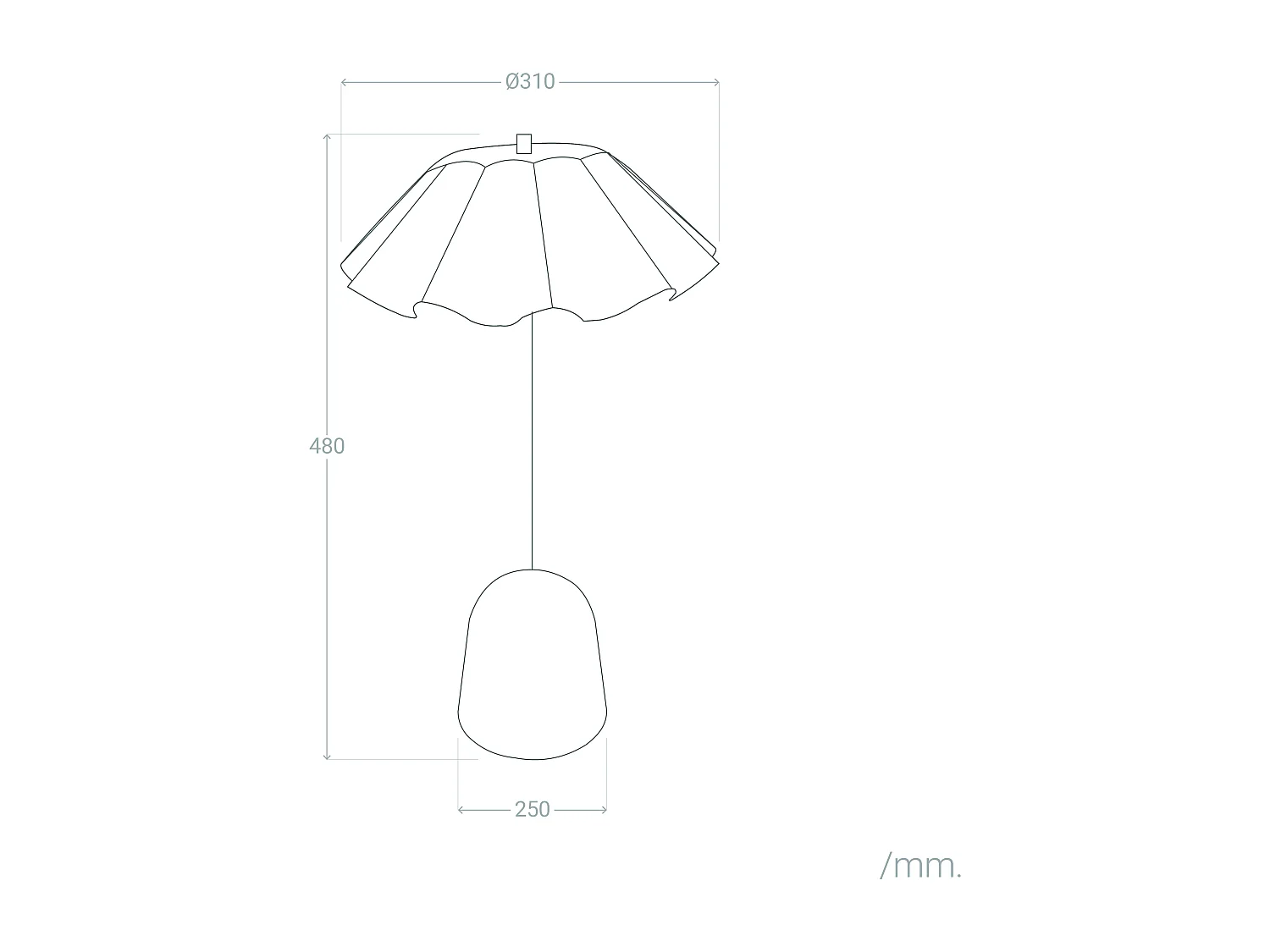 Lampada da Tavolo Metallo Nallur Nero