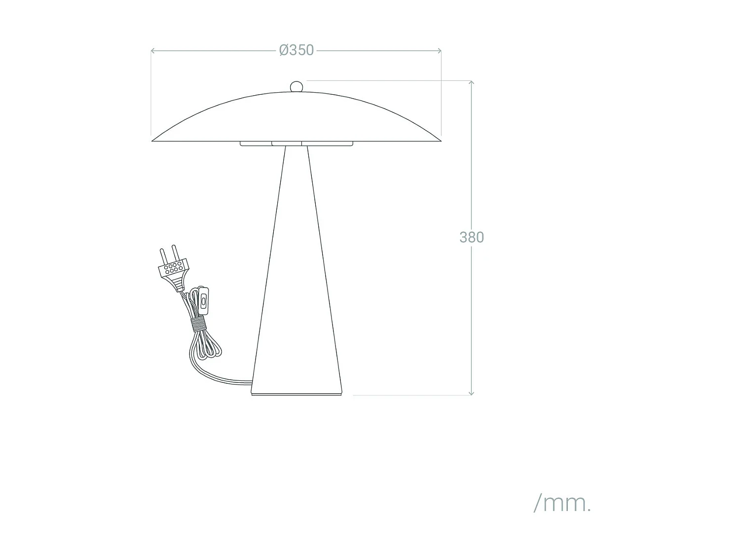 Lampe à Poser Métal Irmah Noir