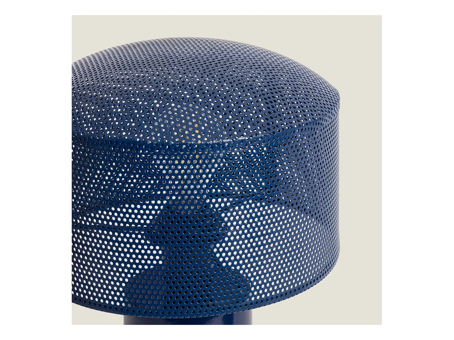 Lámpara de Mesa Metal Kondavil Azul