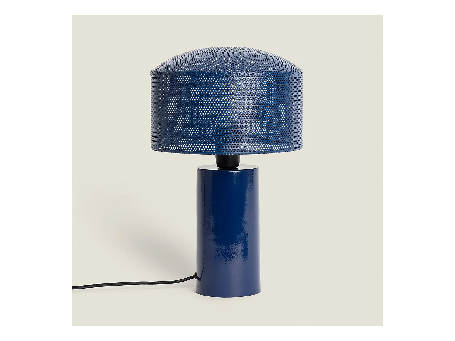 Lampe à Poser Métal Kondavil Bleu