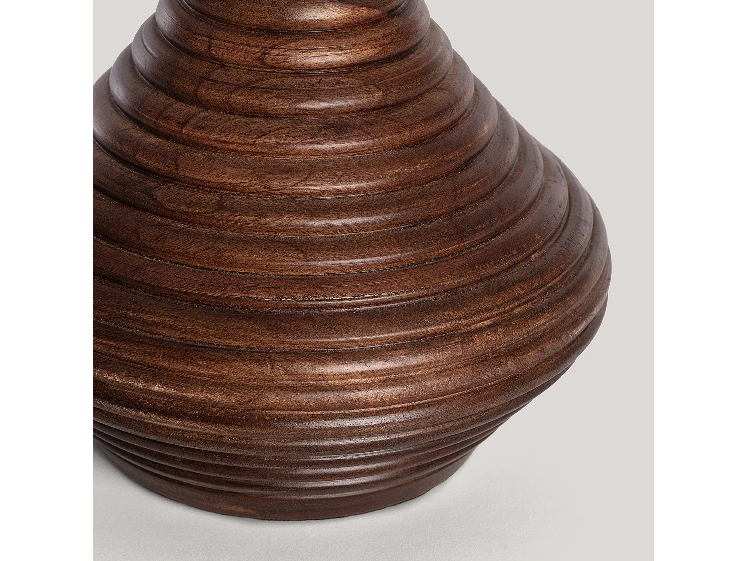 Lampe à Poser Bois Akriti ILUZZIA Blanc