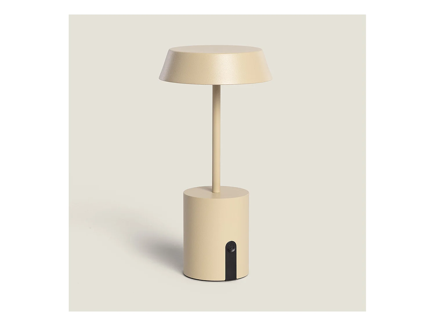 Lámpara de Mesa LED Metal Inalámbrica para Exterior Ula Beige