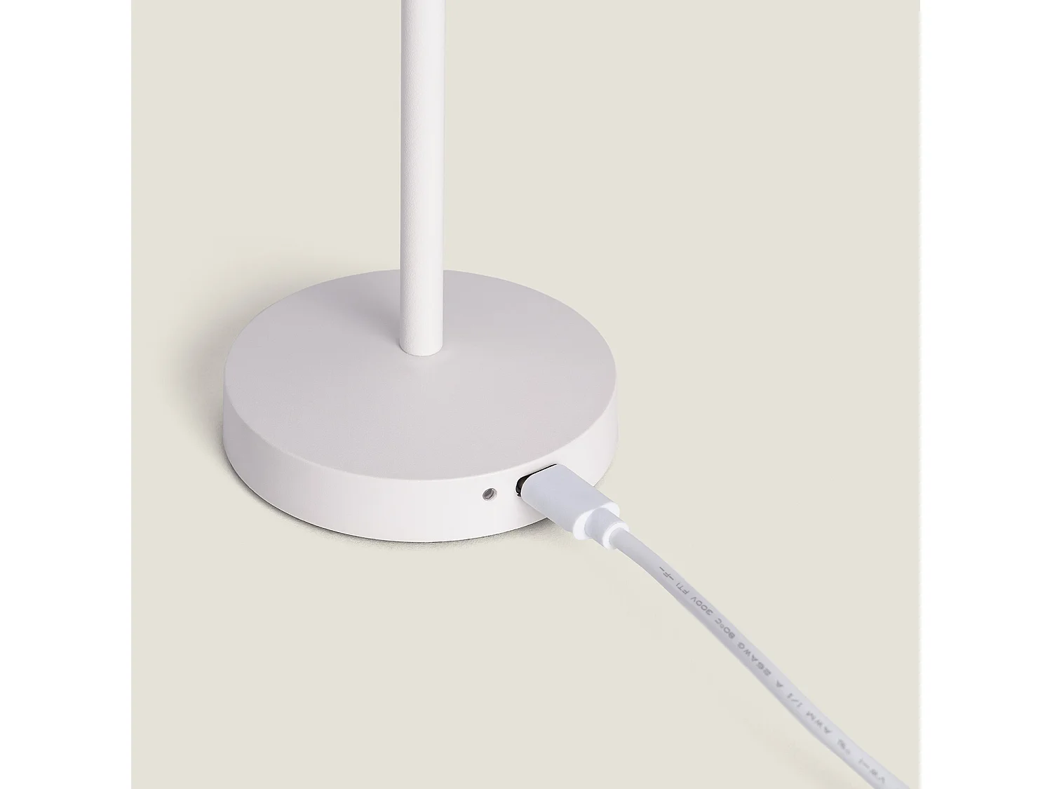 Lampe à Poser LED Portable pour Extérieur Métal avec Batterie Rechargeable Lendora Blanc