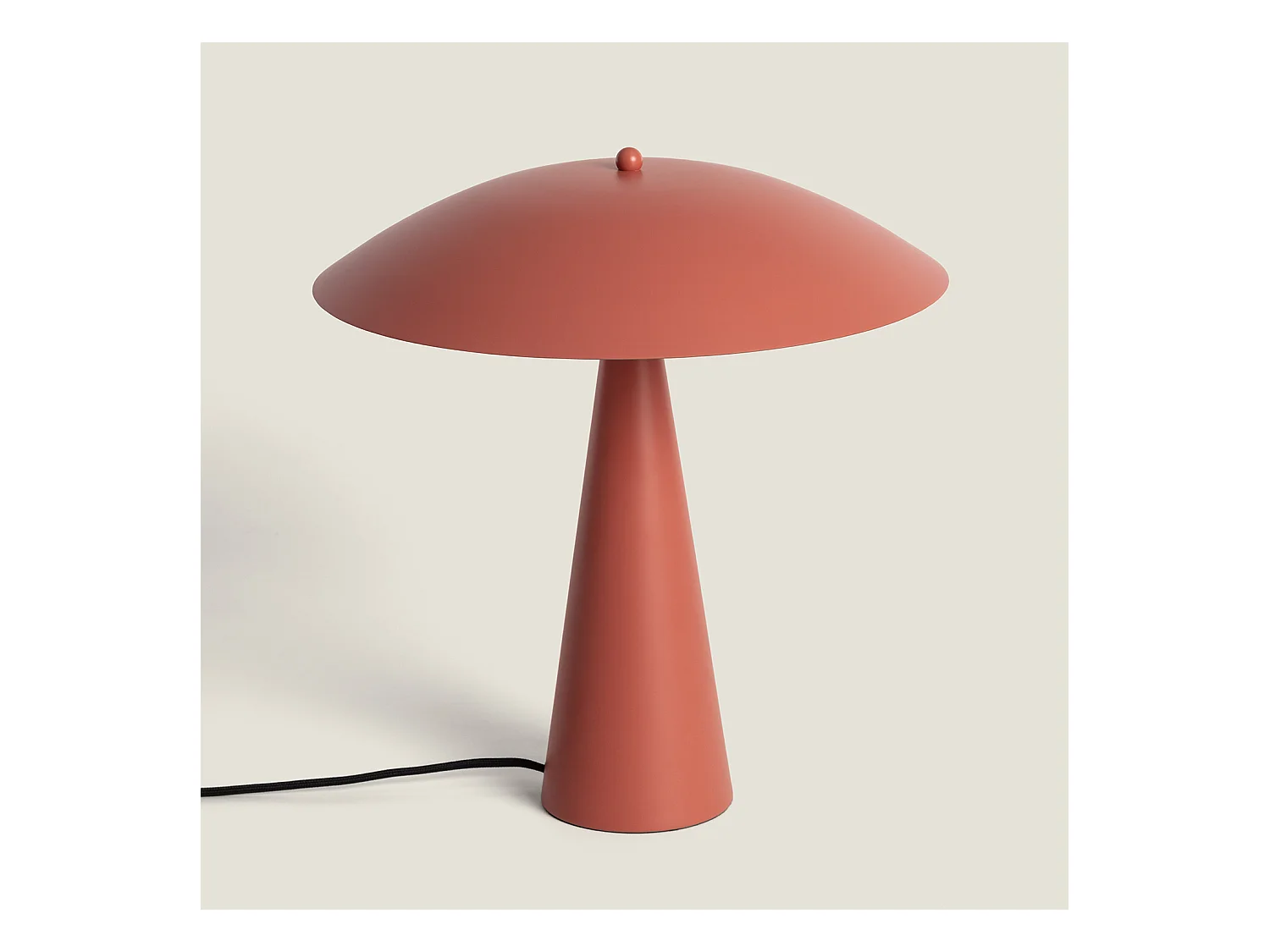 Lámpara de Mesa Metal Irmah Terracota