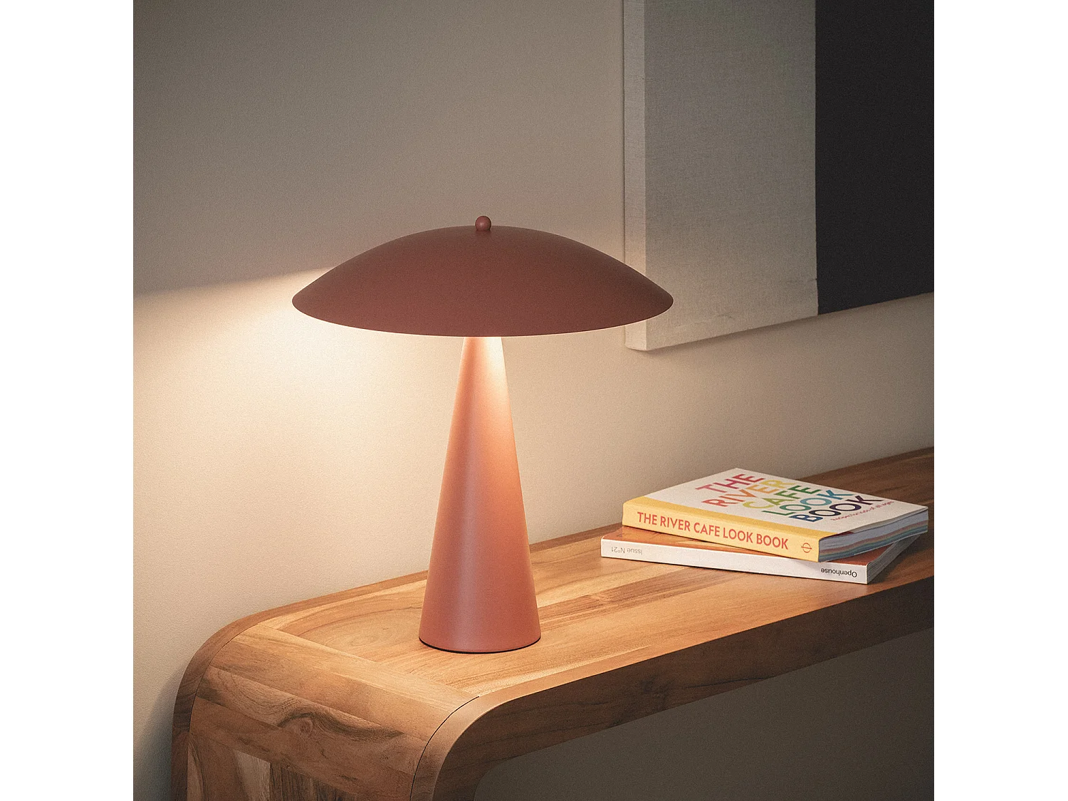 Lampada da Tavolo Metallo Irmah Terracotta