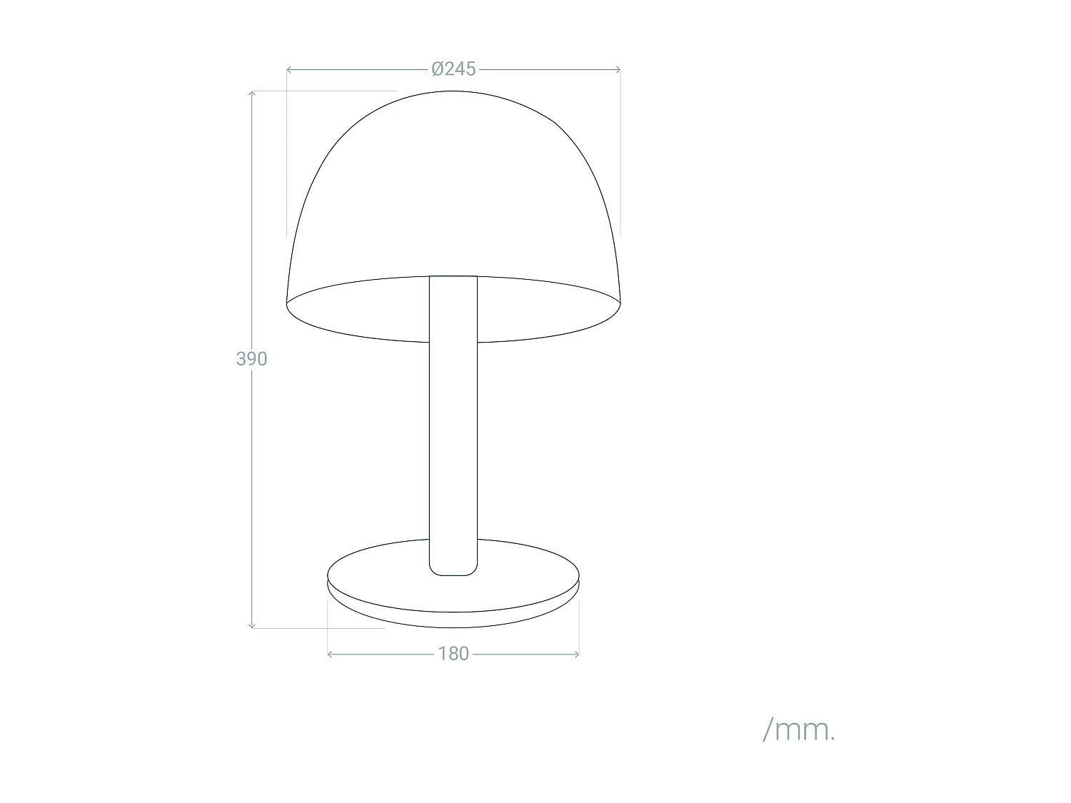 Lampe à Poser Métal et Bois Mallavi Jaune