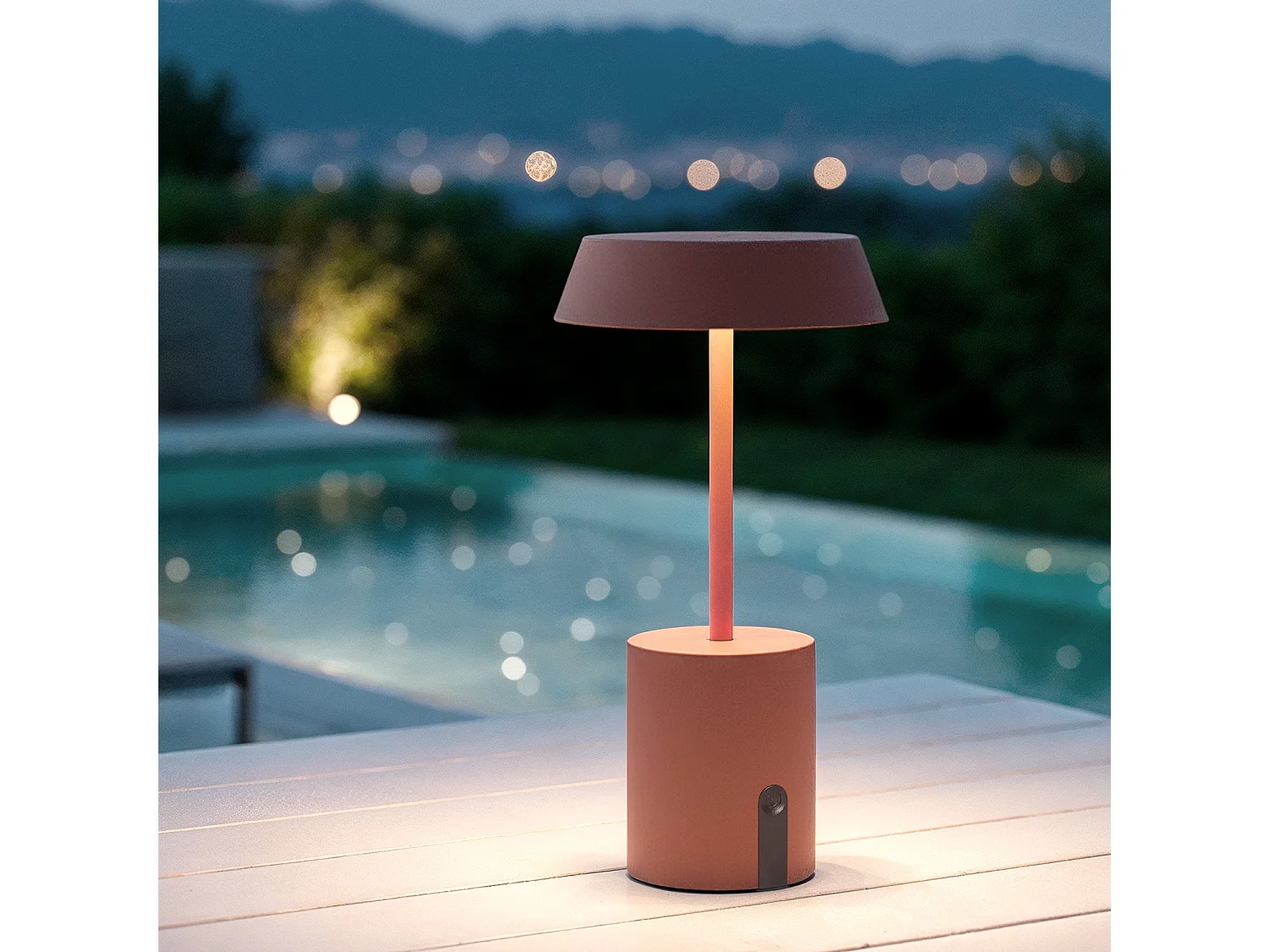 Lampe à Poser LED sans fil pour Extérieur Ula  Terre cuite