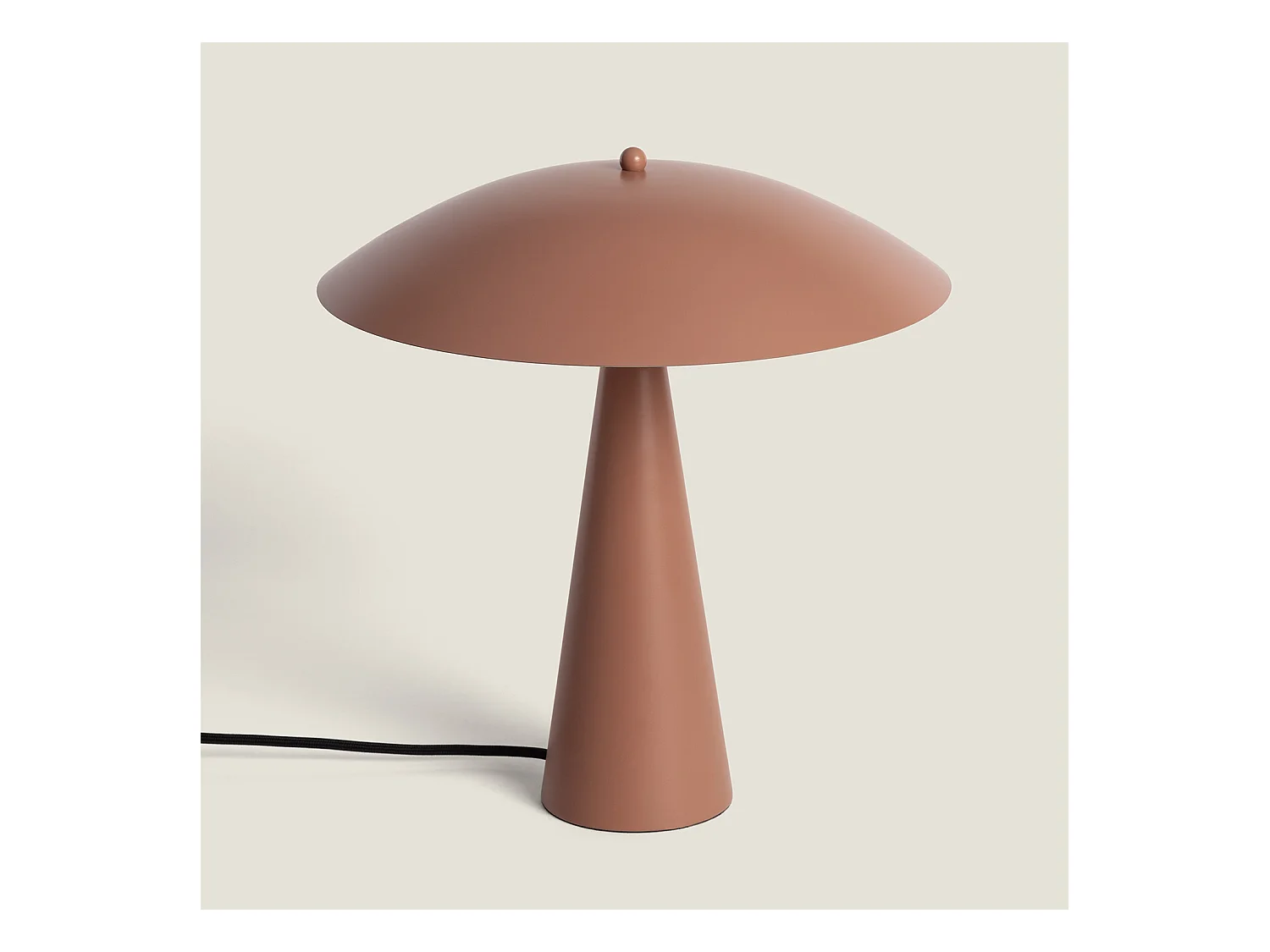 Lámpara de Mesa Metal Irmah Marrón