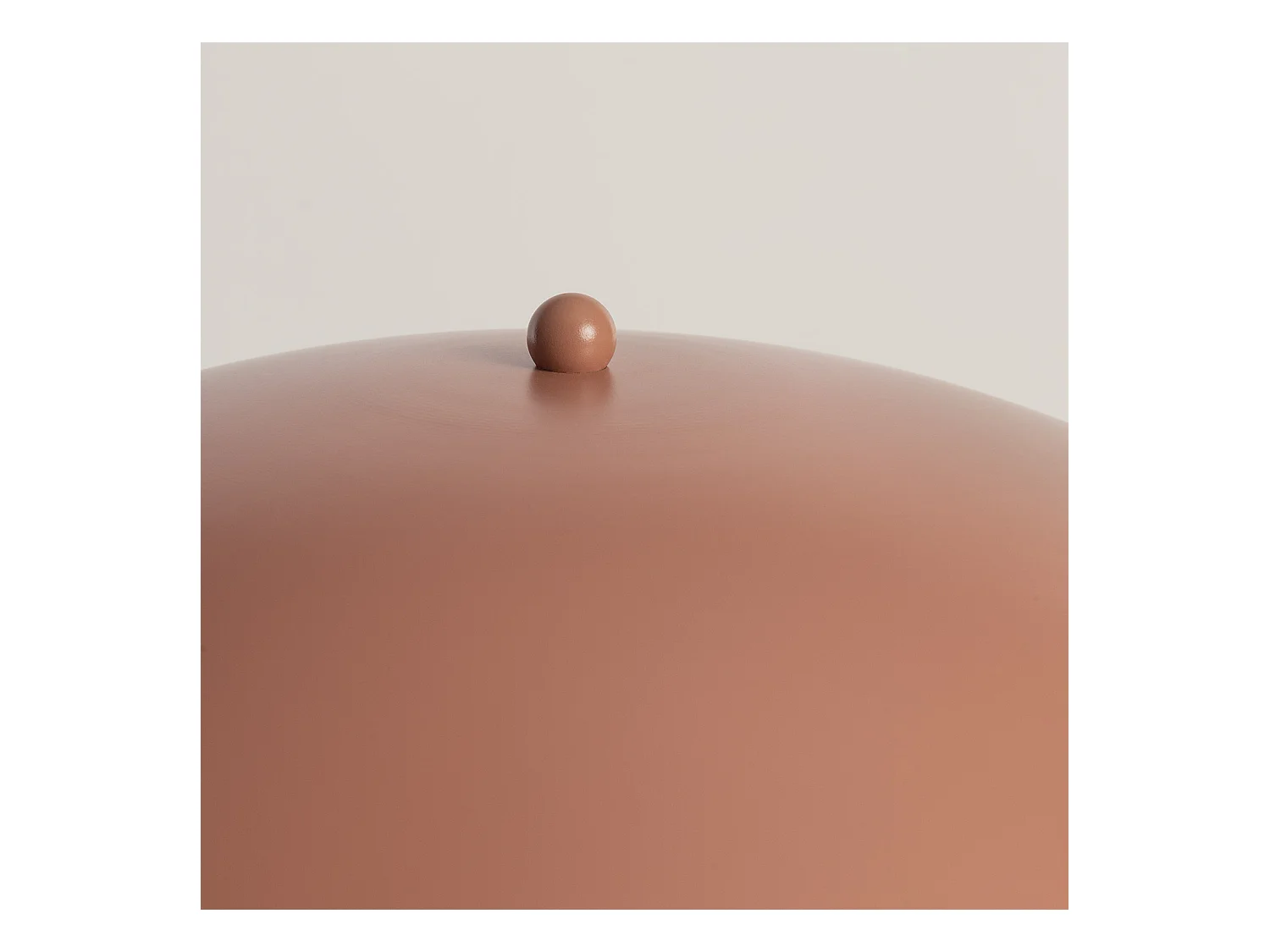 Lámpara de Mesa Metal Irmah Marrón