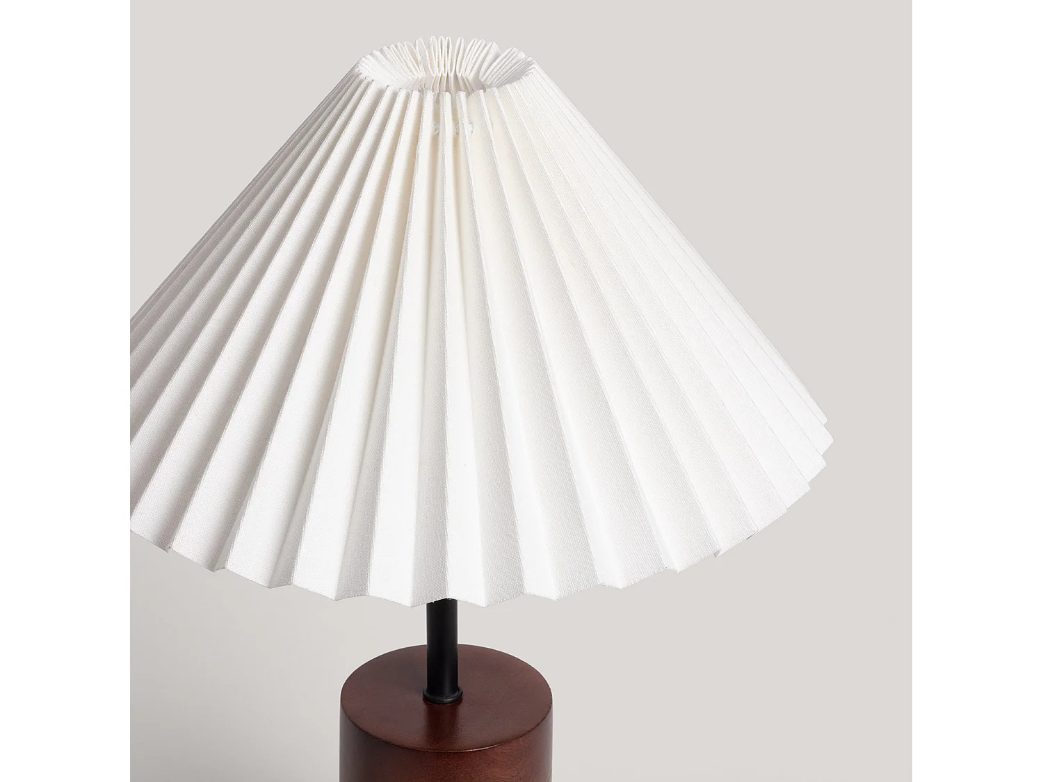 Lampada da Tavolo Legno Leonessa ILUZZIA Bianco Rotto