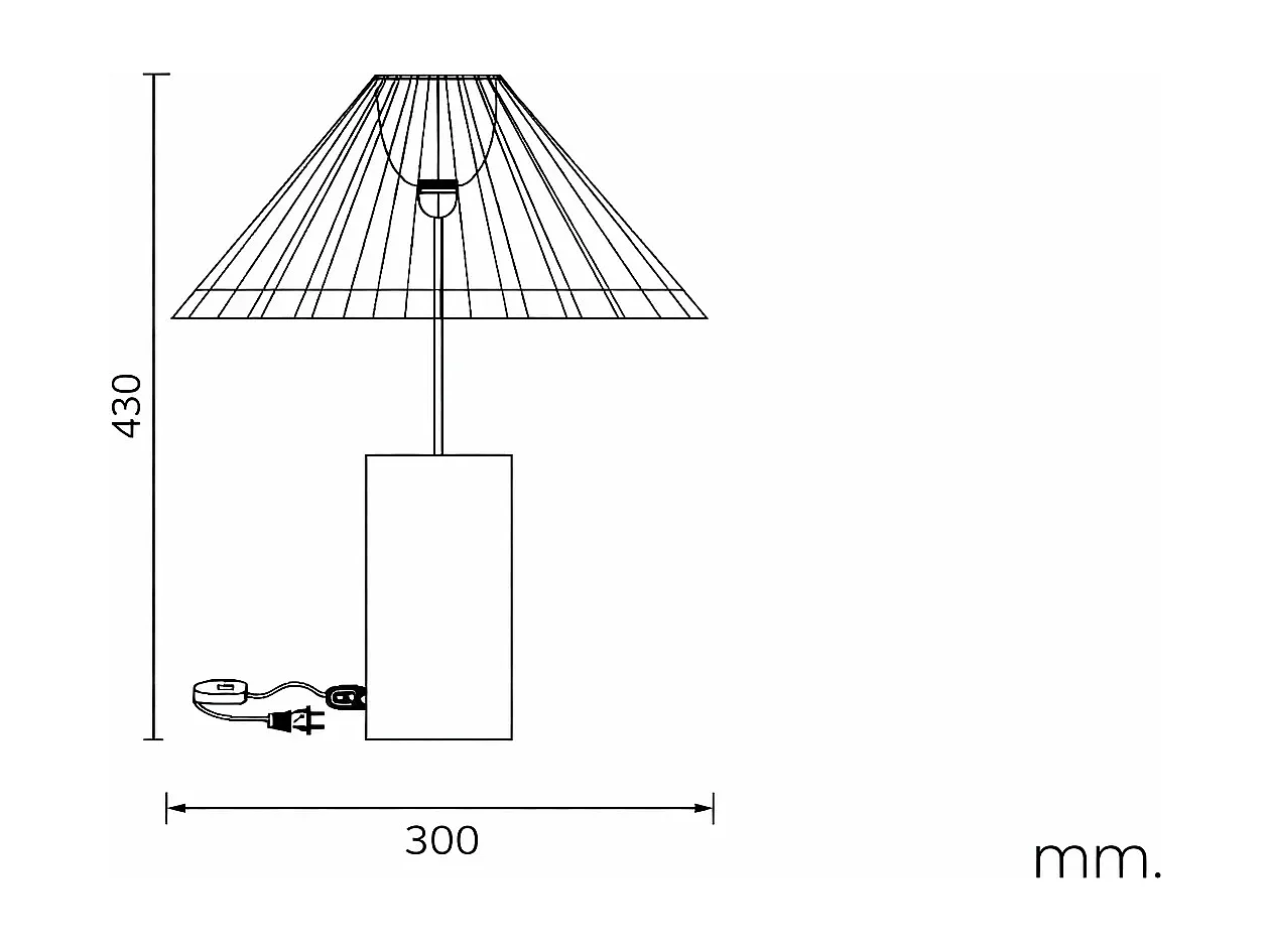Lampada da Tavolo Legno Leonessa ILUZZIA Bianco Rotto