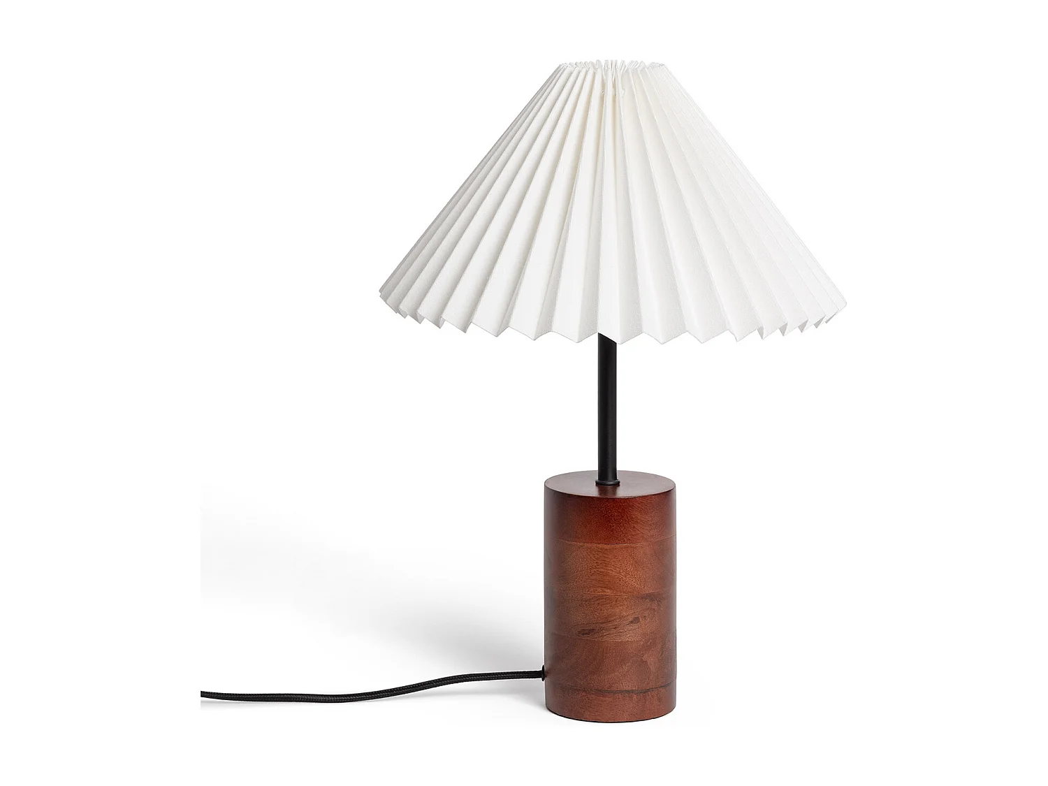 Lampada da Tavolo Legno Leonessa ILUZZIA Bianco Rotto