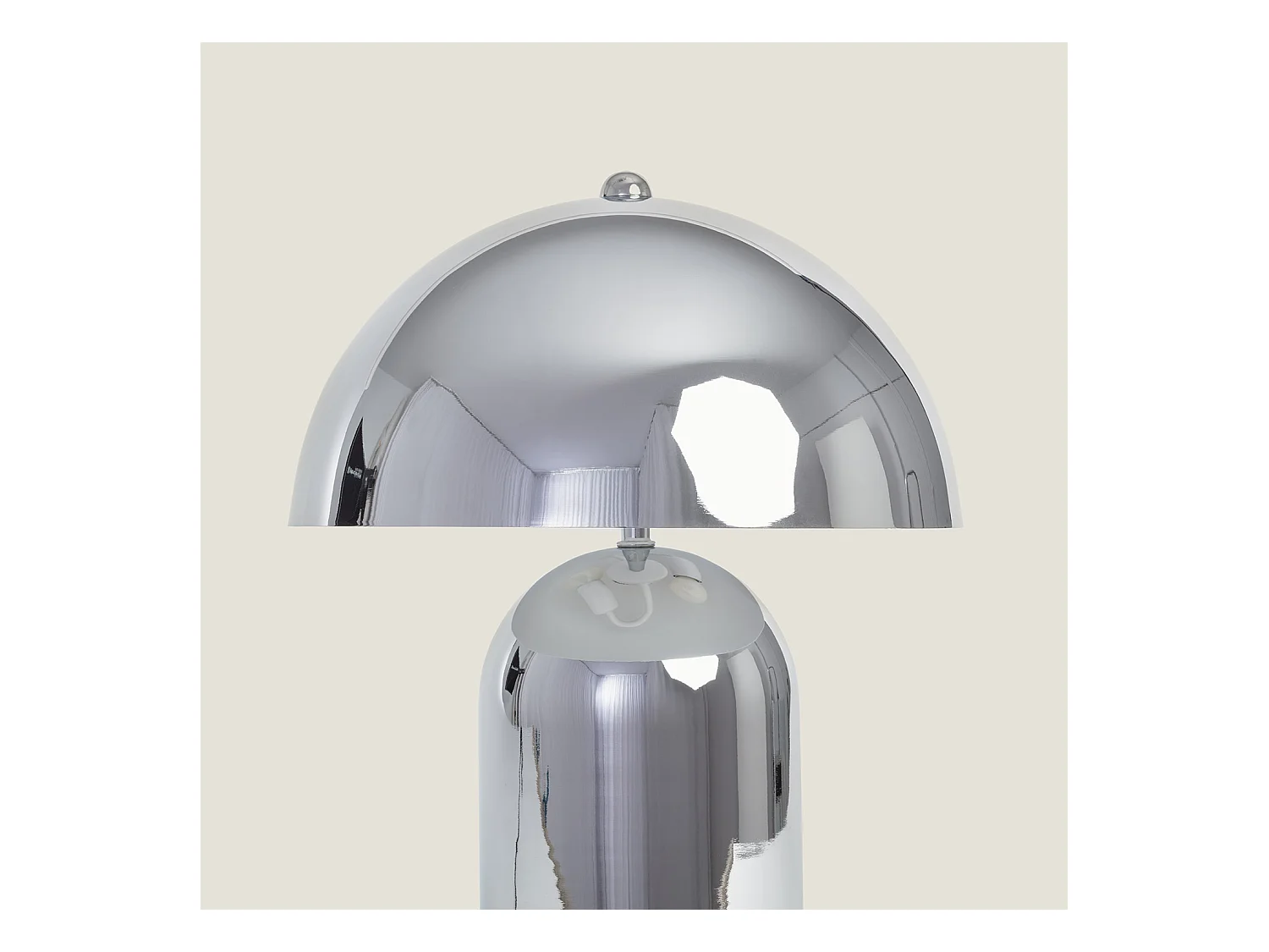 Lámpara de Mesa Metal Slink Cromado