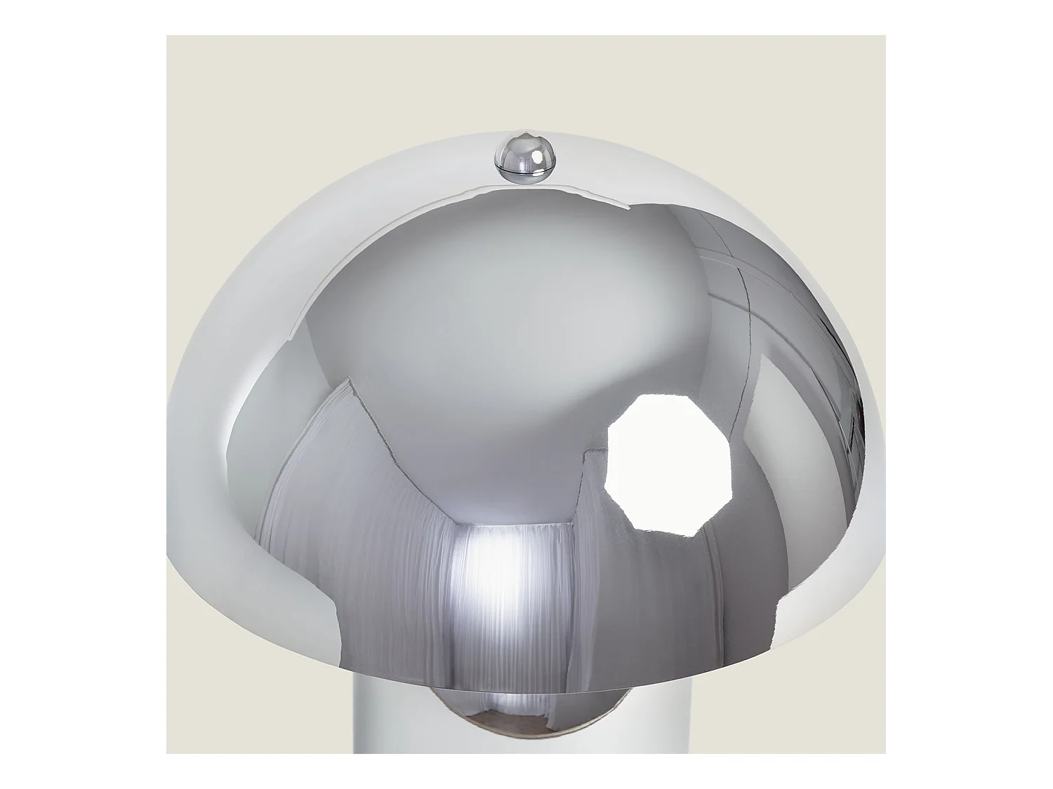 Lámpara de Mesa Metal Slink Cromado