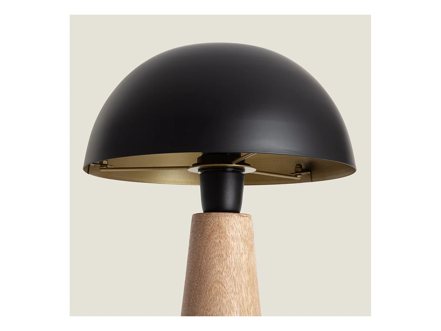 Lampe à Poser Métal Kuttala Noir