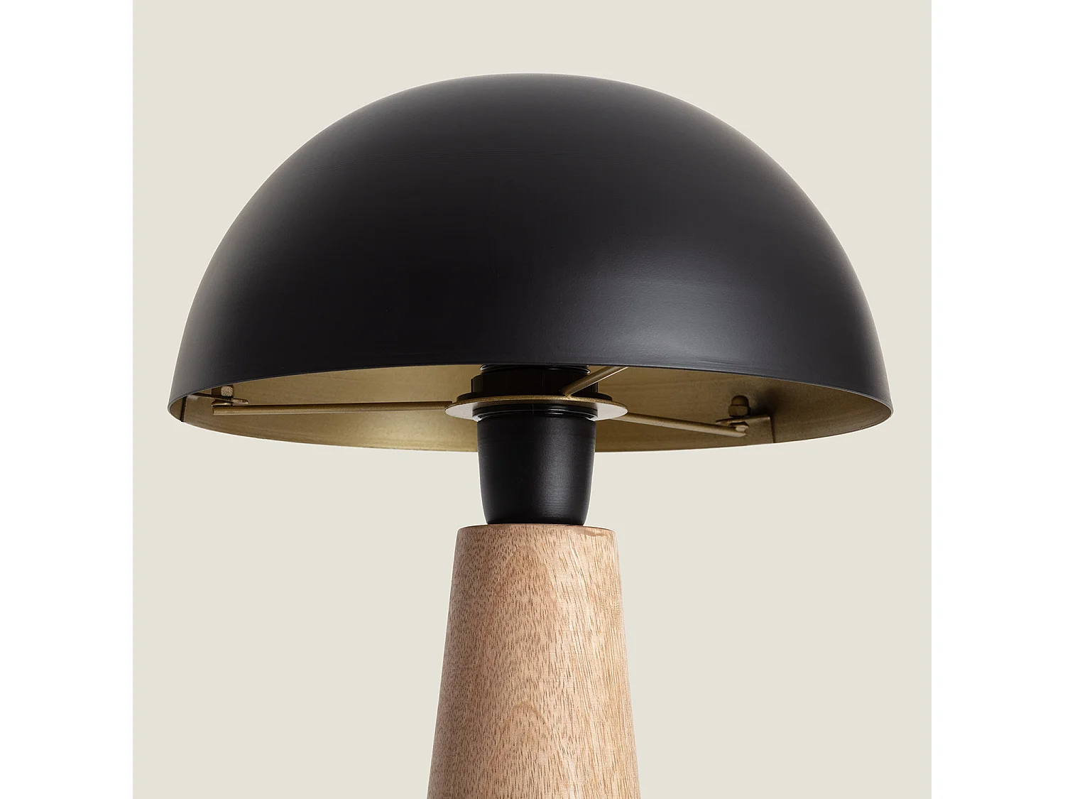 Lampada da Tavolo Metallo Kuttala Nero