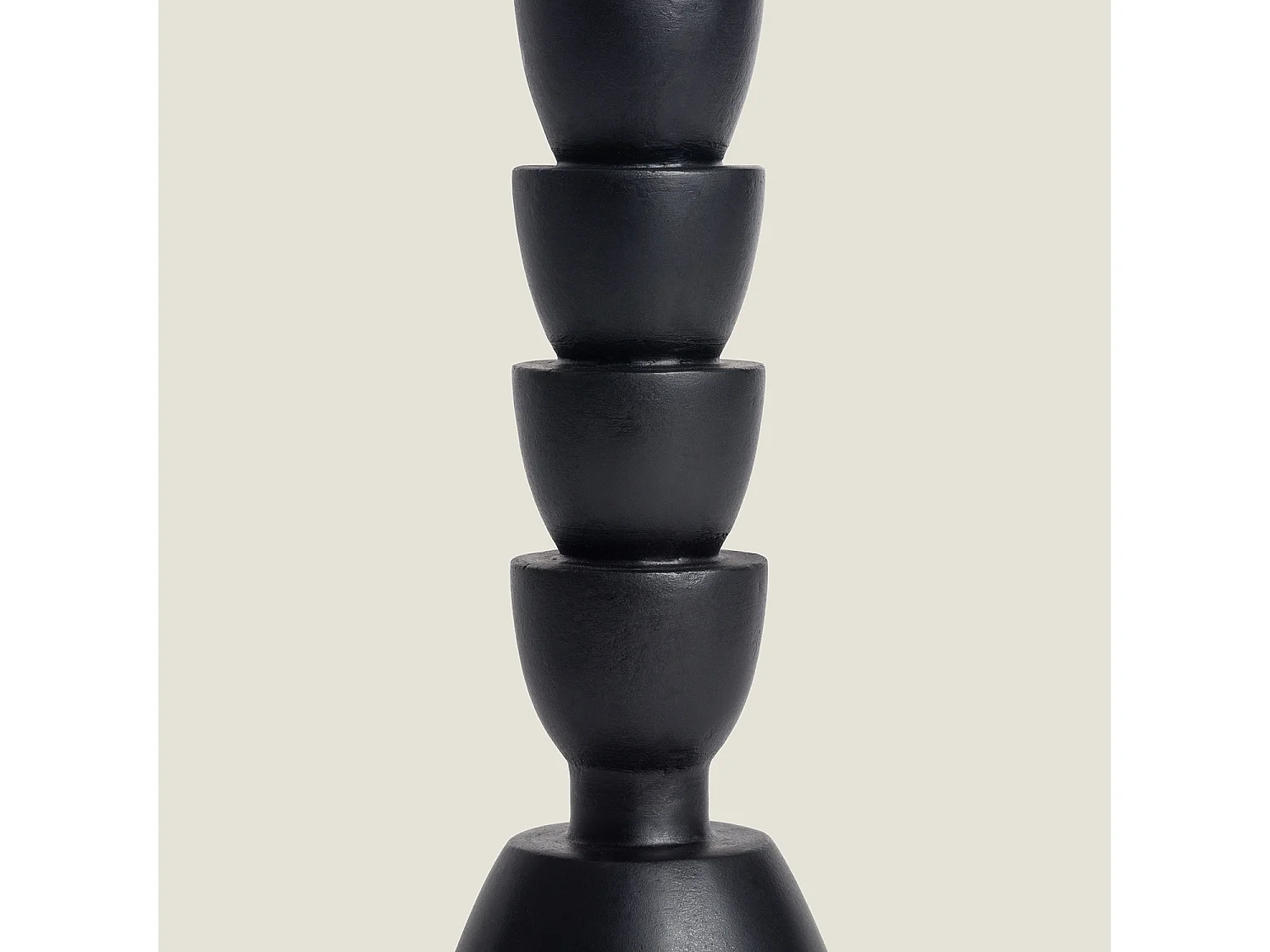 Lampe à Poser Résine Darian Noir