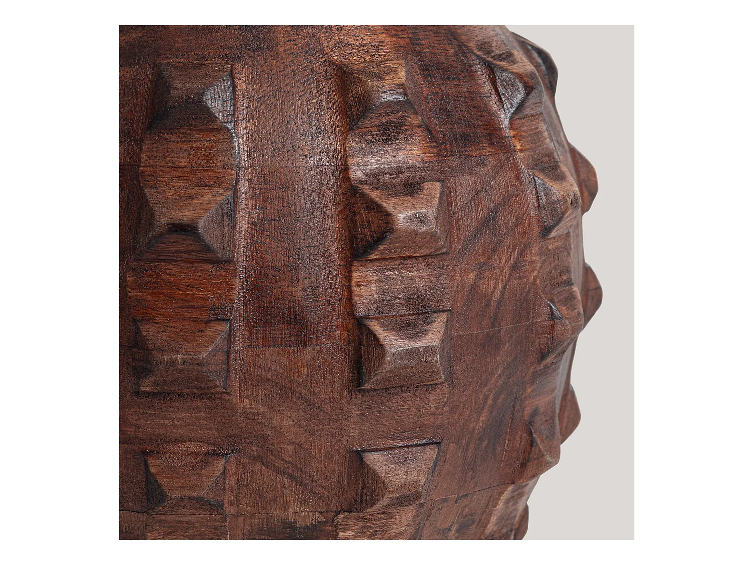 Lámpara de Mesa Madera Samesh II ILUZZIA Blanco