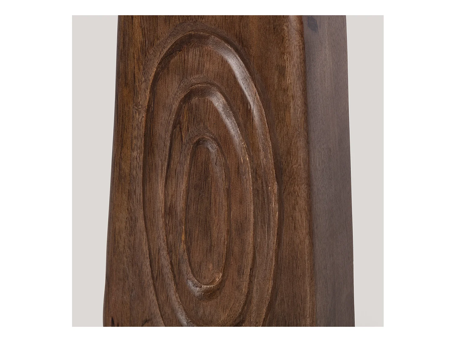 Lampe à Poser Bois Ishana ILUZZIA Blanc