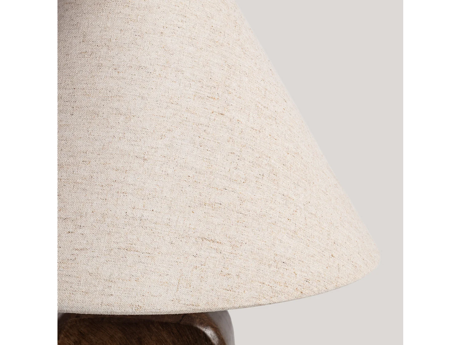 Lampe à Poser Bois Ishana ILUZZIA Beige