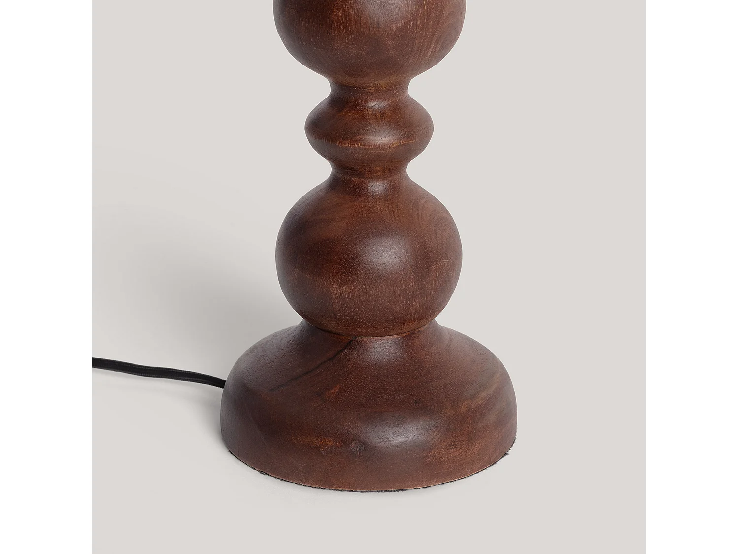 Lampe à Poser Bois Stuvan Noir