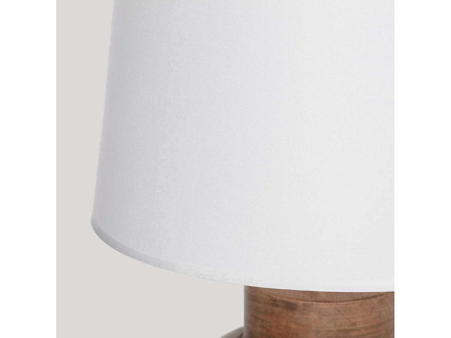 Lampe à Poser Bois Akash ILUZZIA Blanc
