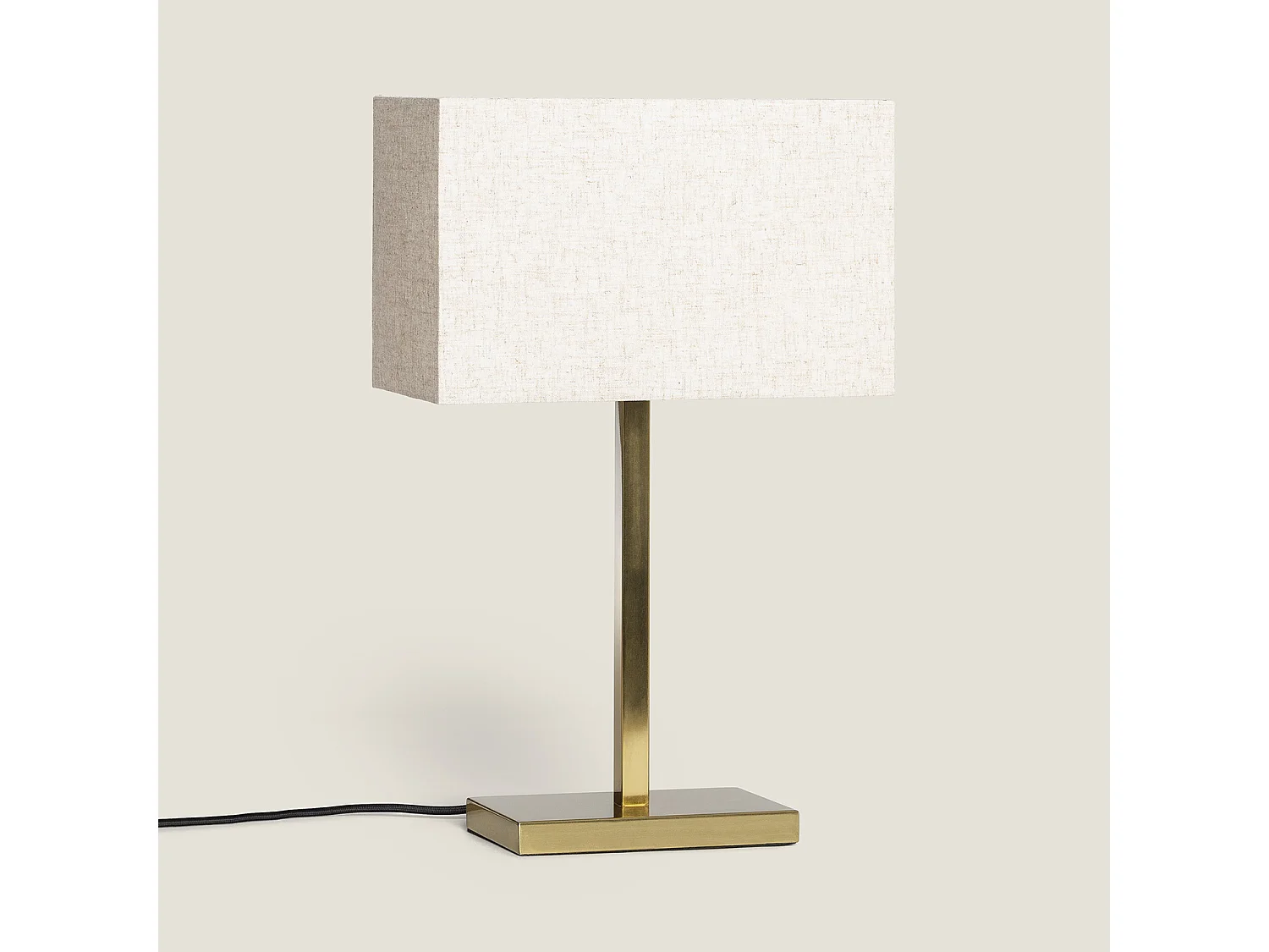 Lampada da Tavolo Metallo e Stoffa con Porta USB e Interruttore Touch Katie Oro