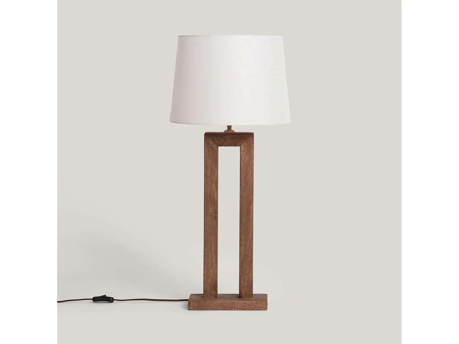 Lámpara de Mesa Madera Abner Natural