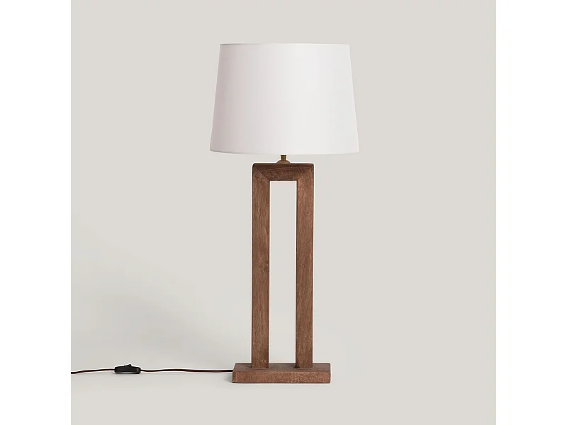 Lámpara de Mesa Madera Abner Natural