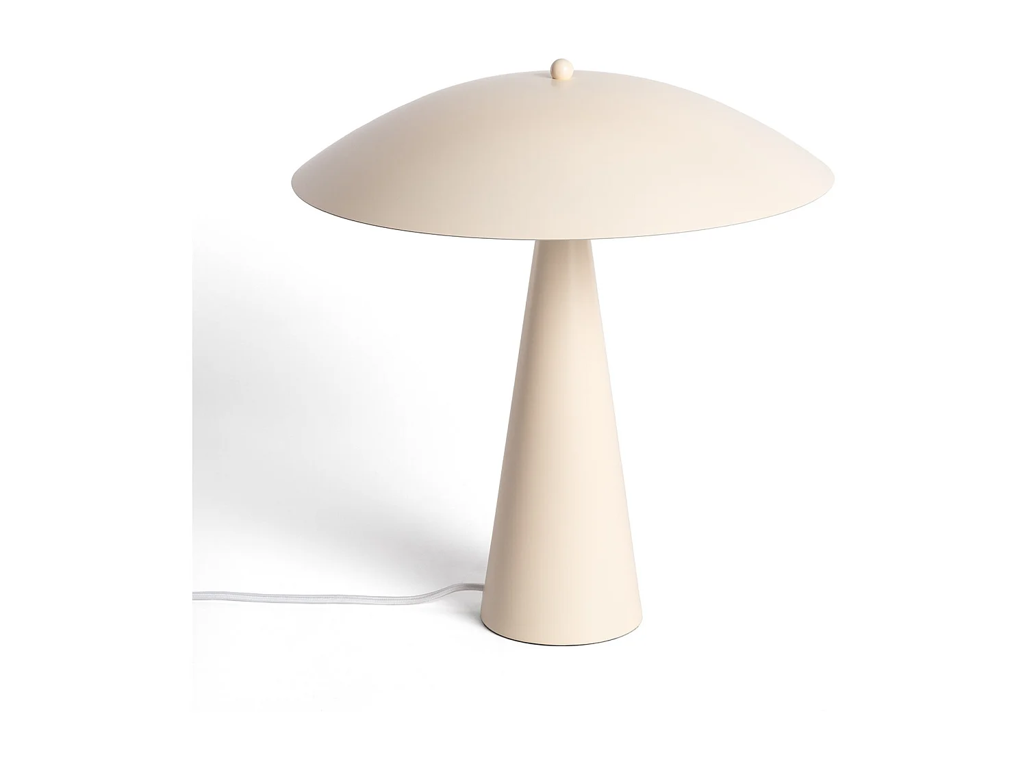 Lámpara de Mesa Metal Irmah Beige