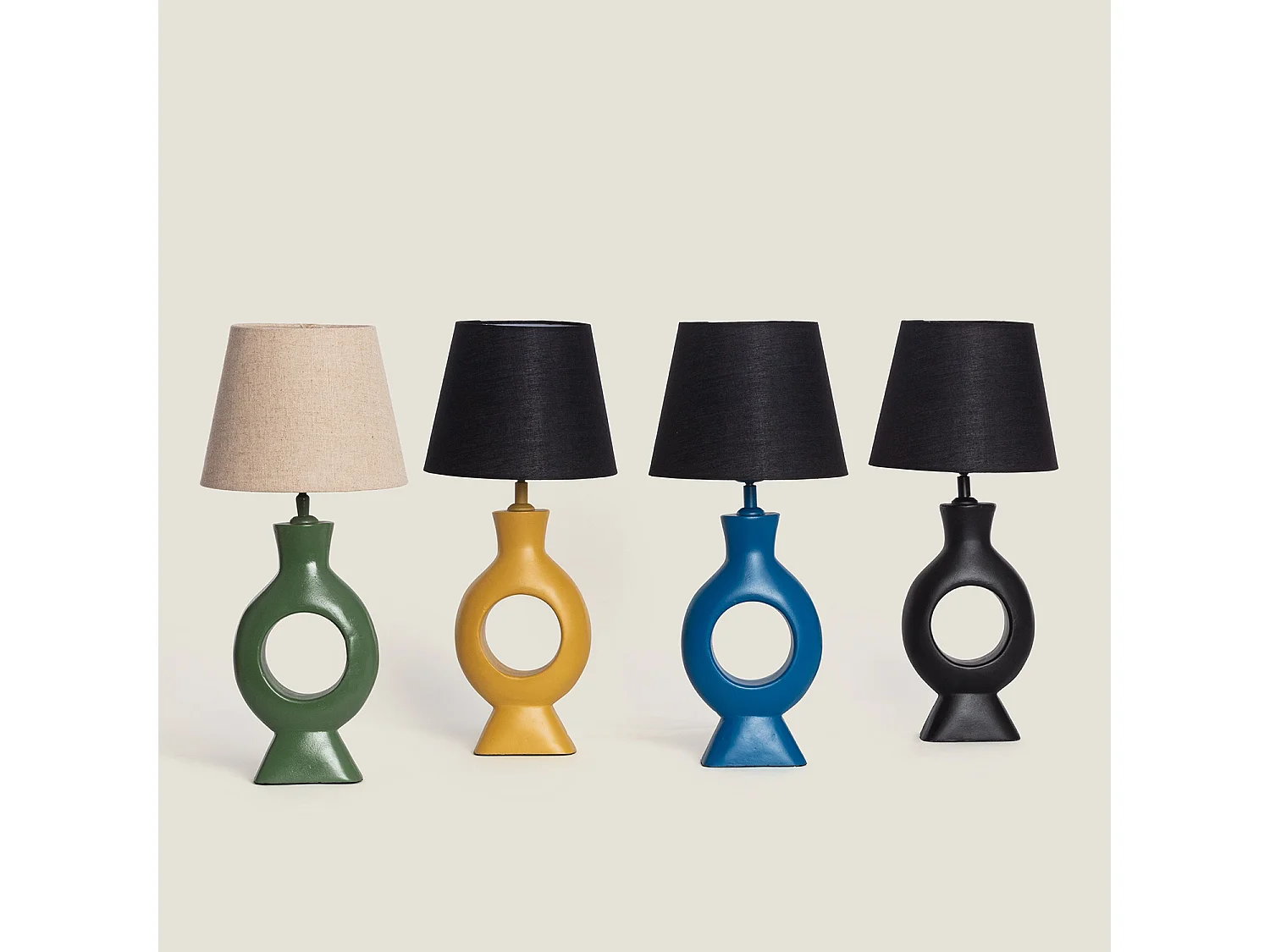 Lampe à Poser Résine Dimahis Vert