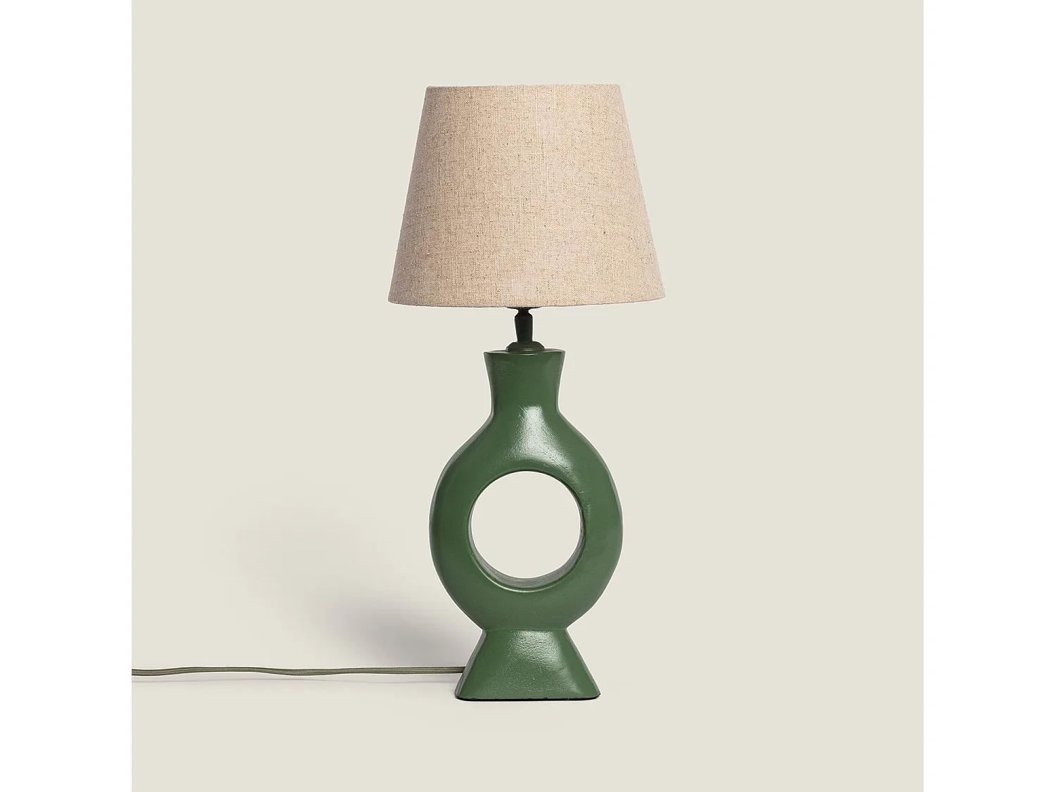 Lampe à Poser Résine Dimahis Vert